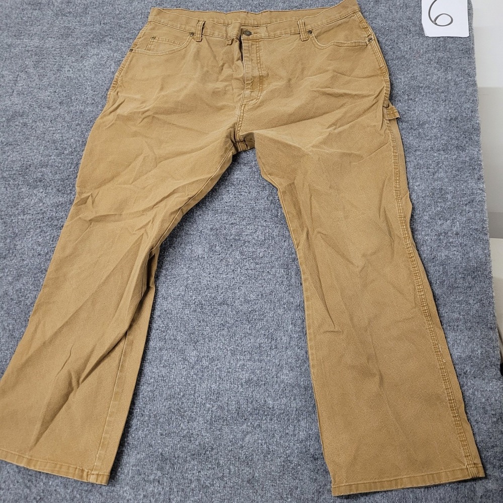 Dickies Carpenter Pants Mens Size 40x30 Brown Duck Canvas Utility Workwear